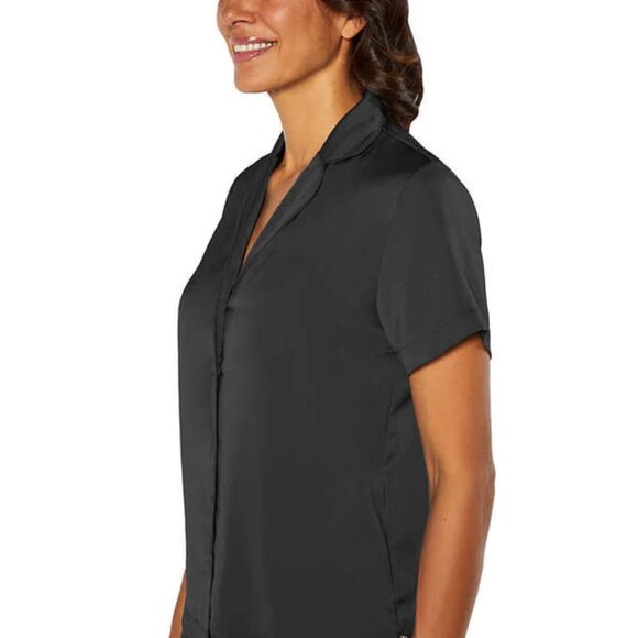 XL Black Satin Pajamas Banana Republic Coord Set - Picture 3 of 8